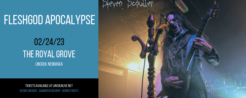 Fleshgod Apocalypse at The Royal Grove tickets Fleshgod Apocalypse at The Royal Grove