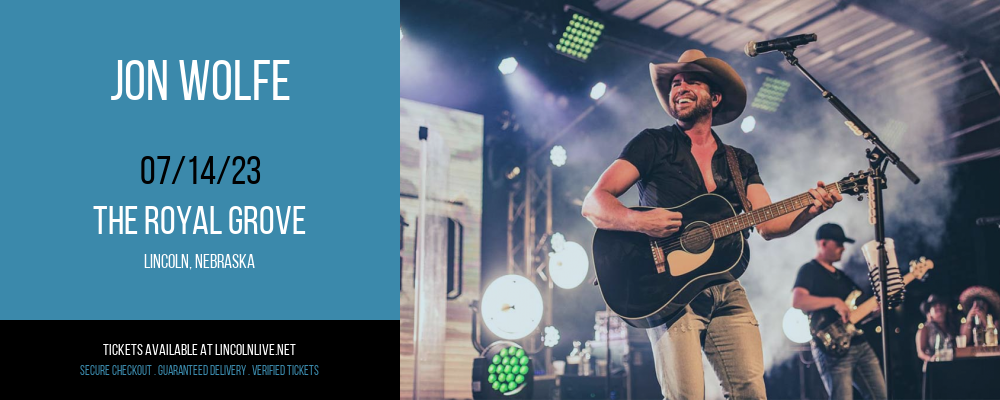 Jon Wolfe at The Royal Grove tickets Jon Wolfe at The Royal Grove