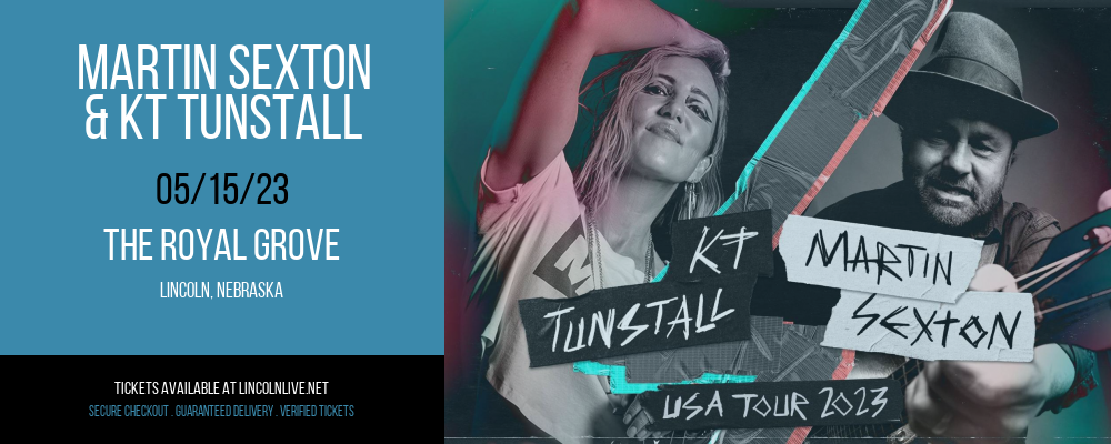 Martin Sexton & KT Tunstall at The Royal Grove tickets Martin Sexton & KT Tunstall at The Royal Grove