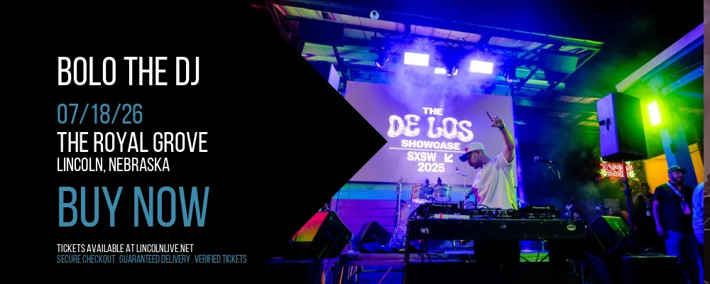 Bolo the DJ at The Royal Grove